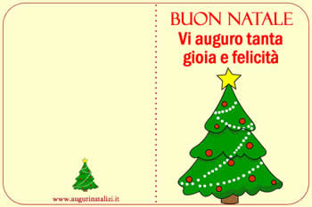 Biglietti Auguri Natalizi
