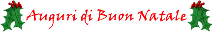 Auguri di buon Natale