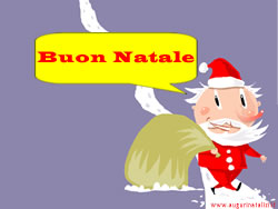 Immagini natalizie: Babbo Natale Auguri